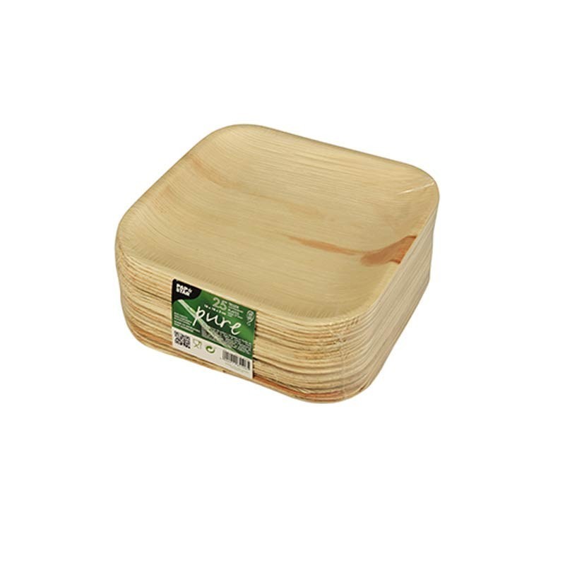 Pepebar Platos Hoja De Palma Biodegradable Gama Pure