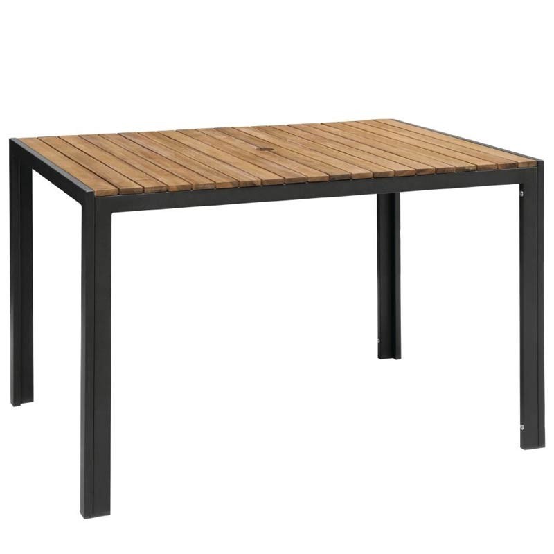 Mesa Cuadrada Bolero De Acero Y Madera Acacia 600x600 PepeBar