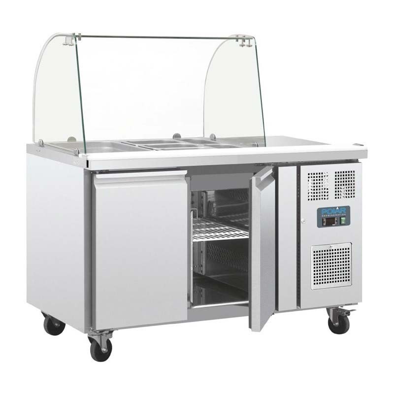 Mesa Refrigerada De Preparaci N Puertas Polar Ct En Stock