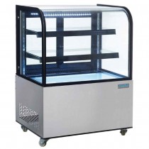 Vitrina Refrigerada Deli frontal vidrio curvado 915mm 270 litros Polar CG841