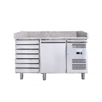 Mesa refrigerada pizzería con cajones y puerta Forcold G-PZ1610TN-FC