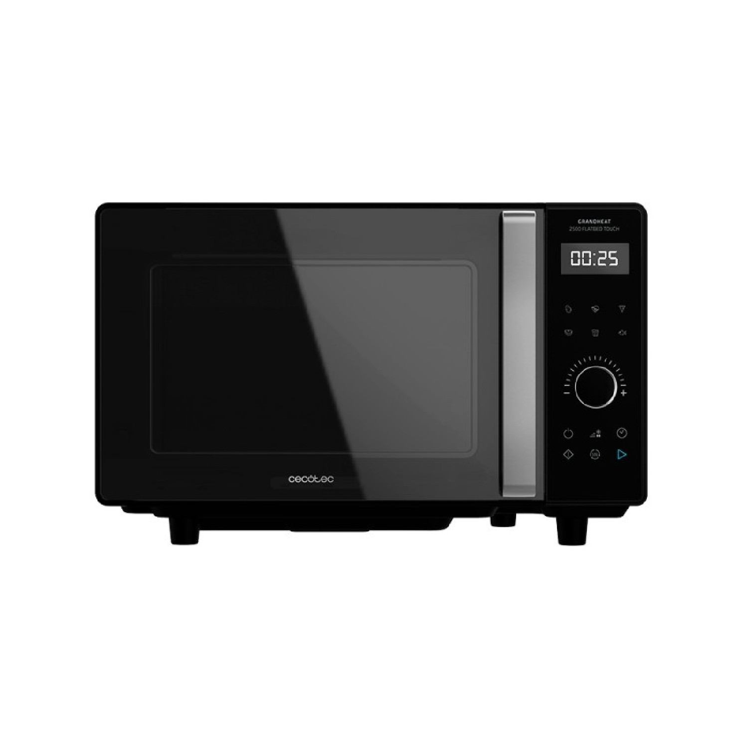 Microondas sin plato GrandHeat 2500 Flatbed Touch Black Cecotec