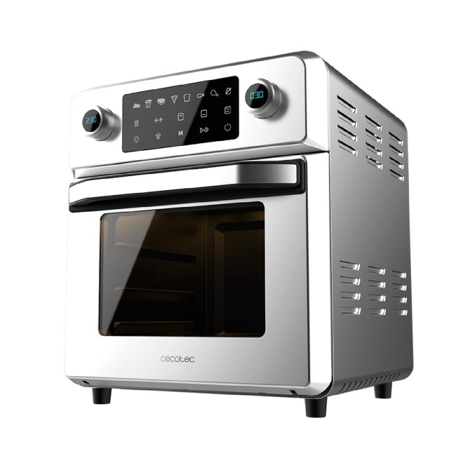 Horno Freidora Bake Fry 1400 Touch Steel Cecotec