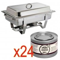 Juego de chafing dish Milán Olympia S600