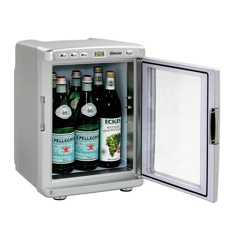 Nevera minibar de puerta de cristal 35L Bartscher 700119