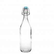 Botella de cristal con tapón para agua 500ml 6 unidades GG929