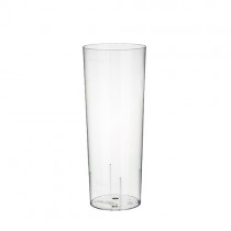 10 Vasos tubo, 0,3 l diámetro 5,85 cm · 15,2 cm transparente