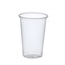 50 vasos de plástico, 0,5 l diámetro 9,5 cm · 13,7 cm transparente con borde redondeado