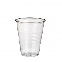50 vasos de plástico, 0,3 l diámetro 9,5 cm · 11,1 cm transparente con borde redondeado