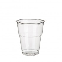 70 Vasos para bebidas frías, pure 0,3 l diámetro 9,5 cm · 11 cm transparente con borde redondeado