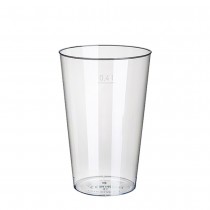 50 vasos de plástico, 0,4 l diámetro 9 cm · 13 cm transparente