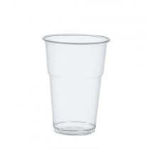 70 Vasos para bebidas frías, pure 0,4 l diámetro 9,5 cm · 13,2 cm transparente con borde redondeado