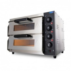 Horno para pizza para 2 pizzas de diámetro 40cm cubierta doble