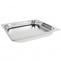 Bandeja GN 2/3 inox reforzada con diferentes profundidades