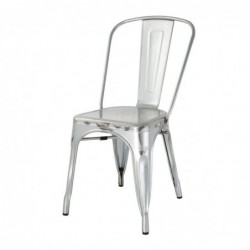 Sillas de acero galvanizado Bolero Bistro 4 unidades GL338