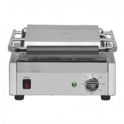 Grill de contacto grande de placas estriadas Buffalo DY995