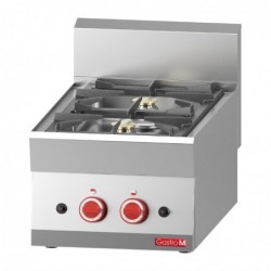 Cocina gas 2 quemadores Gastro M 65/40 PCG GL916