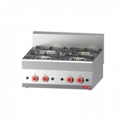 Cocina de gas 4 quemadores 650 Gastro M GN055