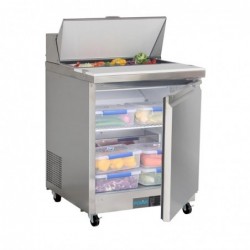 Saladette Mega Top una puerta serie U 154 litros Polar UA009