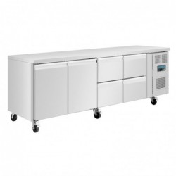 Mesa refrigerada 2 puertas y 4 cajones 476 litros U-Serie Polar UA021