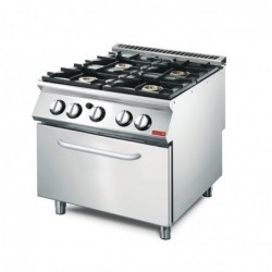 Cocina a gas 4 quemadores y horno Gastro M GL928