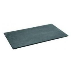 Bandeja rectangular pizarra 20x40 5 mm grosor Lacor 61051