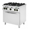 Cocina a gas con 4 fuegos y horno Fimar CC74GFG