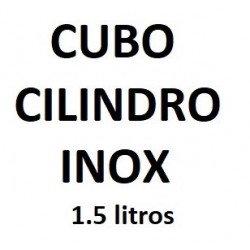 Cubo sin clip inox 1,5 litros cilindro Hovicon CRS-1,5