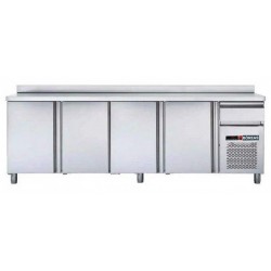 Mostrador refrigerado frente 4 puertas con cajón para posos ancho 2542 mm Efficold FBR-250-TP D-E 19092492