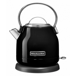 Hervidor negro retro aluminio KitchenAid classic 1,25 litros. Kitchenaid 5KEK1222