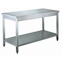 Mesa con estante inferior inox 100x70 Fimar GDATS107