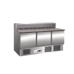 Mesa refrigerada estática 3 puertas gn 1/1 preparación de ensaladas Fimar G-PS903-FC