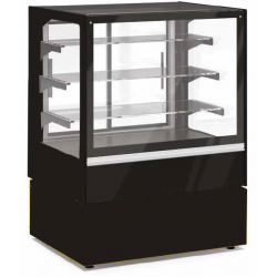 Vitrina baja refrigerada ancho 100 cm mostrador pastelería Tensai VPA100ST1VVR000/BK