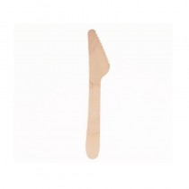 25 Cuchillos, madera biodegradable gama Pure 16,5 cm
