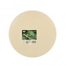 ▷ 100 Platos, cartón biodegradable gama Pure redondo Ø 20 cm