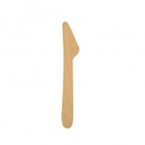 10 Cuchillos, madera biodegradable gama Pure 16,5 cm