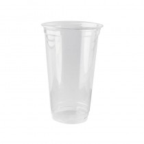 60 Vasos para bebidas frías, PLA biodegradable gama Pure 0,5 l Ø 9,5 cm · 15,14 cm transparente