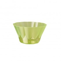 66 Vasos verdes para helado y postre 300 ml diámetro 11 cm · 6,5 cm