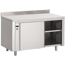 Mesa caliente Gastro-M de acero inox 1600 mm