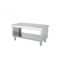 Mueble neutro de acero inoxidable con altura 600 mm