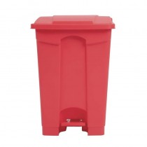 Cubo de basura a pedal Jantex rojo 45 litros DC708