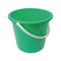 Cubo de plástico verde Jantex 10 litros CD806