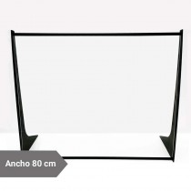 Mampara protectora de cristal templado ancho 80 alto 80 cm C280