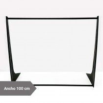 Mampara protectora de cristal templado ancho 100cm alto 80 cm C2100