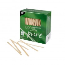 1000 Removedores, madera biodegradable gama Pure 14 cm x 5 mm