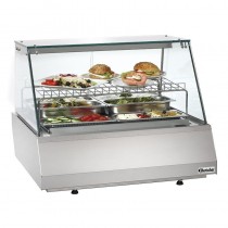 Vitrina expositora refrigerada 2/1 GN, plana Bartscher 406055