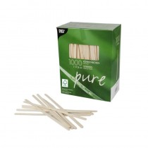 1000 Removedores, madera biodegradable gama Pure 17,8 cm x 5 mm